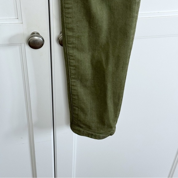 Framed Skinny De Jeanne Olive Green Skinny Jean Sz 27 boho Military - Picture 4 of 8